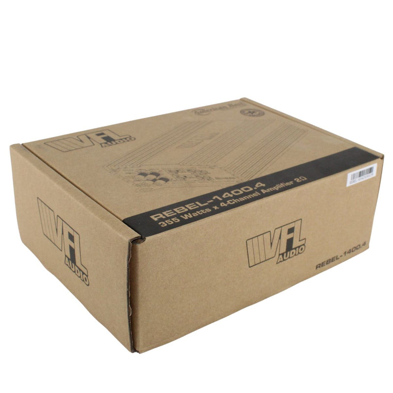 American Bass 1420 Watt 2-Ohm 4-Channel Class D Digital Amplifier REBEL-1400.4