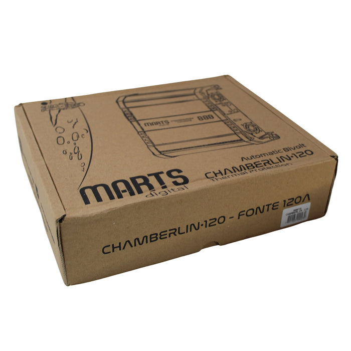 Marts Digital Chamberlin 120 Amp Bivolt Dual Protection Battery Charging System