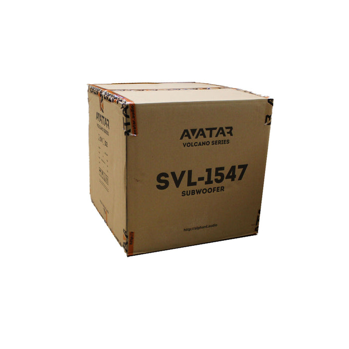 Avatar Car Audio Orange 15" Subwoofer Dual 2-Ohm 7599 Watts Peak SVL-1547-D2