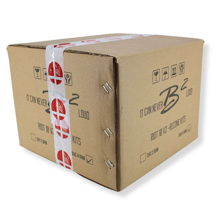 B2 Audio Riot Re-cone Kit Drop-In 10"  4-Ohm 3" Coil Carbon Fiber