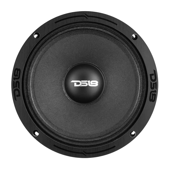 DS18 Pro Car Audio 8" Motorcycle Mid-Range Speaker 700W 8 Ohm Black PRO-ZXi8M