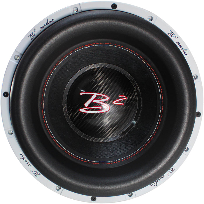 B2 Audio RAGE Series V4 12" 2000 Watt RMS Dual 1-Ohm 3" Voice Coil Subwoofer