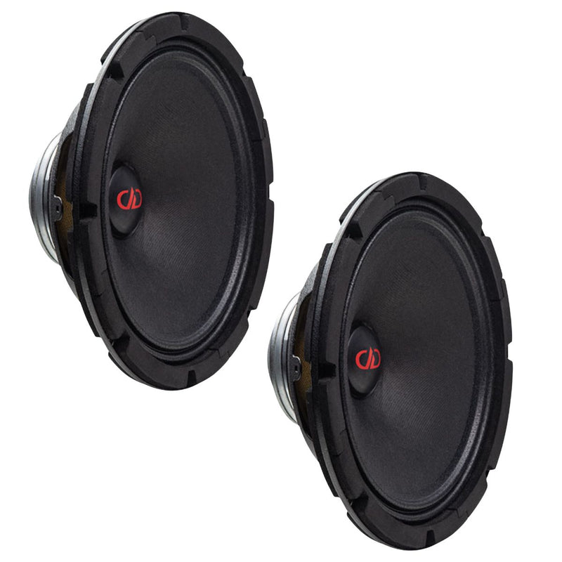 DD Audio VO-MN308-S4 8" 200W RMS 4 Ohm Neodymium Midrange Speakers Pair MN308-S4