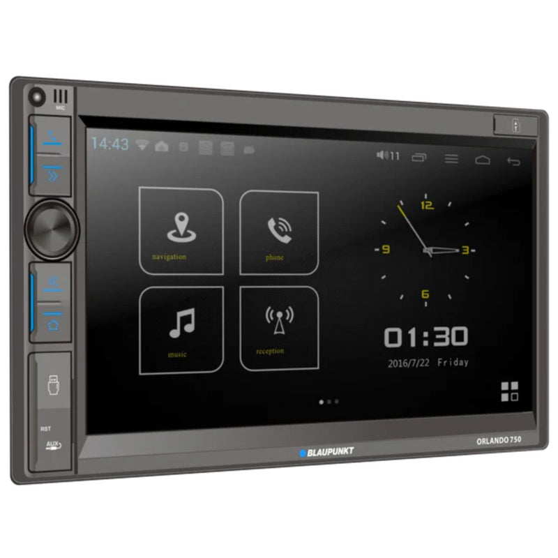 6.9" Double DIN Wireless CarPlay/Android Auto Radio Blaupunkt Orlando 750