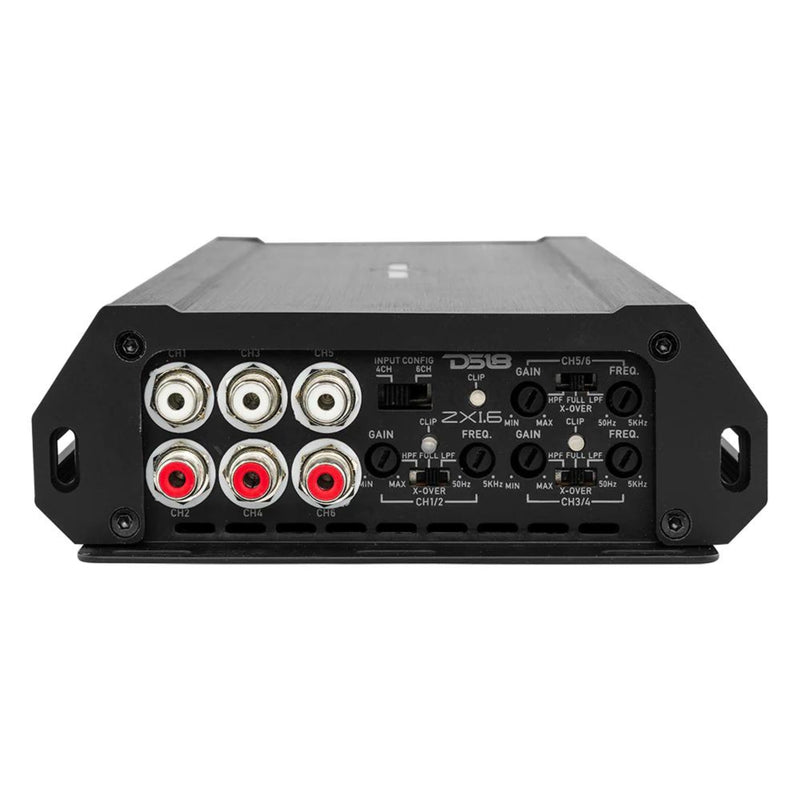 DS18 ELITE ZXI.6 Full Range 6 Channel 200 Watt RMS Class D Amplifier