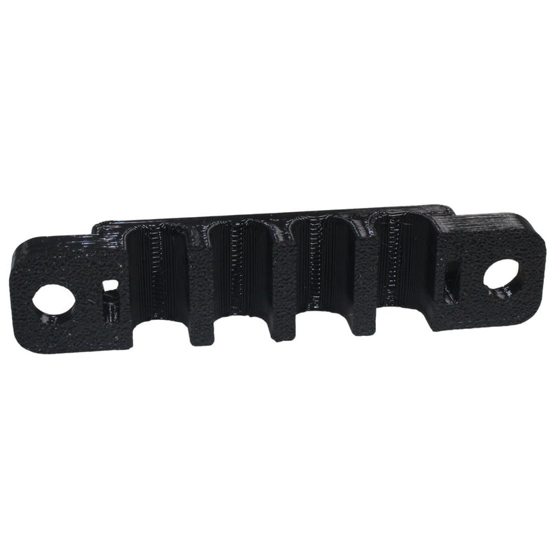 8 Gauge Cable Management Wire Comb Quad Slot Can Use w/ Cable Tie Red/Black