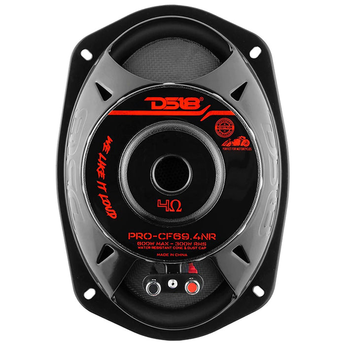 DS18 6x9" 600W 4 Ohm Motorcycle Mid-Bass Loudspeaker Marine/Powersports CF69.4NR