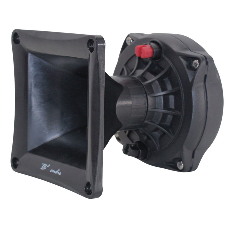 B2 Audio RAGE 200W RMS 8-Ohm 2" VC Twist-On Compression Driver Pair with Horns