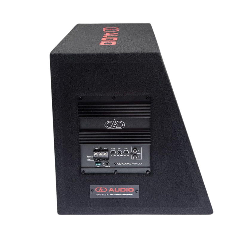 DD Audio 12 Inch 400 Watt RMS 4 Ohm Amplified Ported Enclosure w/ Remote