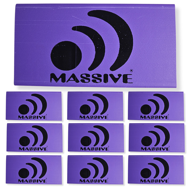 0 Gauge 3:1 Heat Shrink with Massive Audio Logo 10 Pack Purple