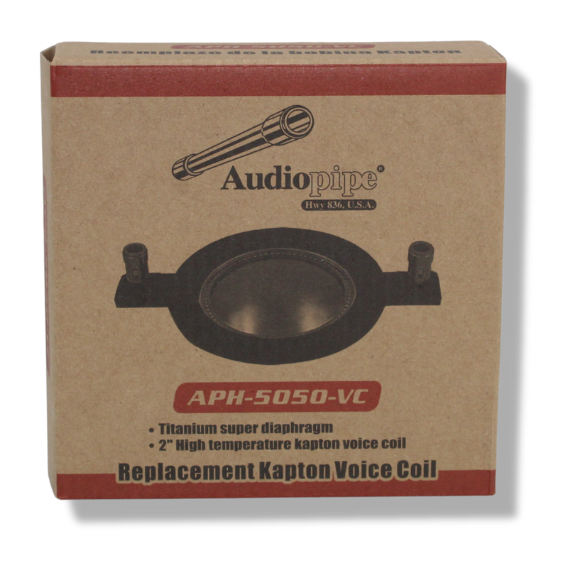 Audiopipe Replacement Kapton Voice Coil 2" Titanium Diaphragm APH-5050-VC