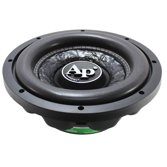 Audiopipe 10" 600W Max Dual Voice Coil 4-Ohm Shallow Mount Subwoofer TXX-FA1000