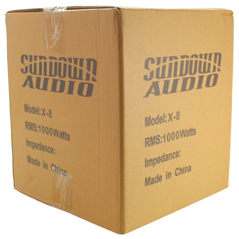 Sundown Audio X Series V.4 8" 1250W RMS Dual 4-Ohm Subwoofer X-8 V.4 D4