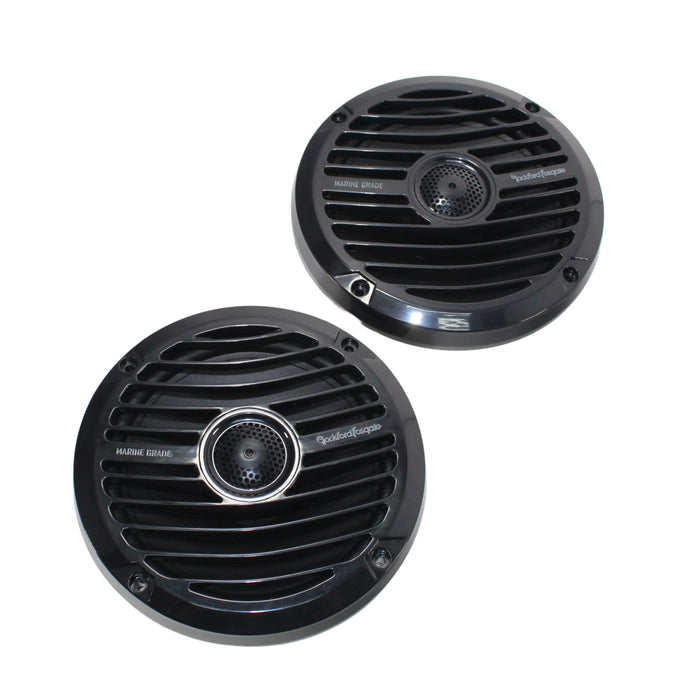 Rockford Fosgate PRIME Marine 6.5" 75W RMS 4-Ohm Full Range Speakers OPEN BOX