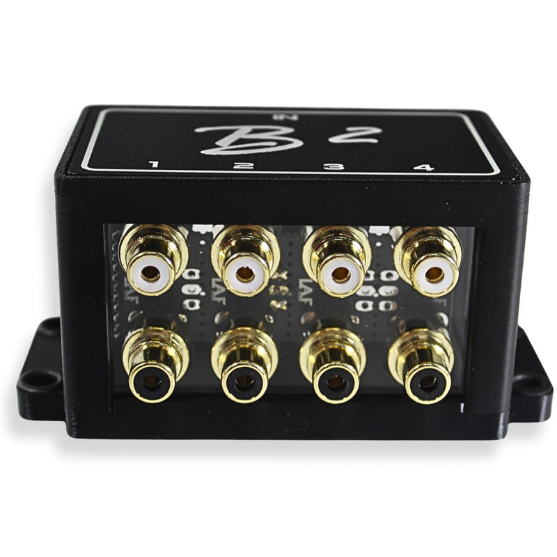 B2 Audio 1-to-4 Pair Cockbox RCA Splitter Distribution Block