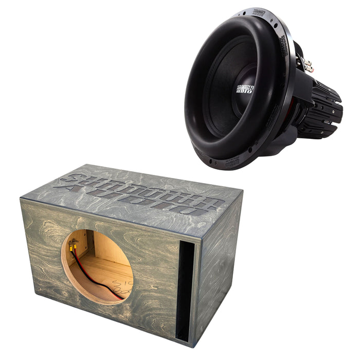 3000W RMS DVC 1 or 2-Ohm 15"NS Series V6 Subwoofer w/Single 15" Birch Ported Box