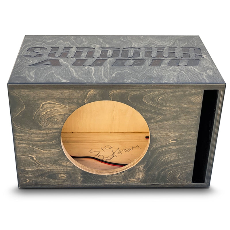 3000W RMS DVC 1 or 2-Ohm 10" X Series V4 Subwoofer w/Single 10" Birch Ported Box