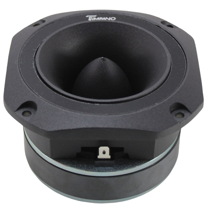 Timpano 4 Inch 900W 8 Ohm 1.5" VC Black PRO Bullet Super Tweeters Pair TPT-ST25