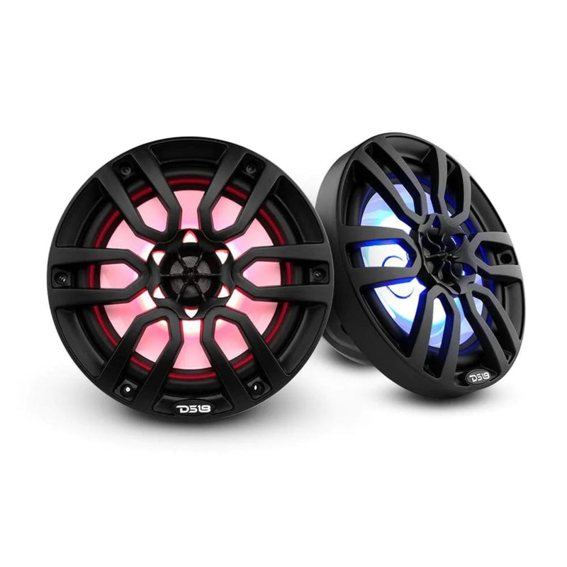 DS18 Loaded RGB Soundbar Black Jeep Wrangler BL Speakers Amp Tweeters 07-19