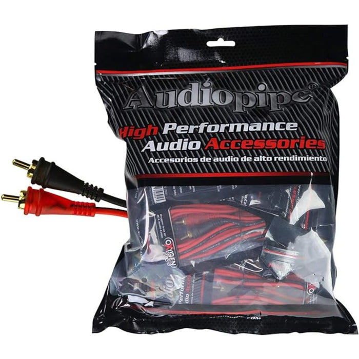 Audiopipe AMF 10 ft Frosted RCA Cables (Single) / AP-AMF-10