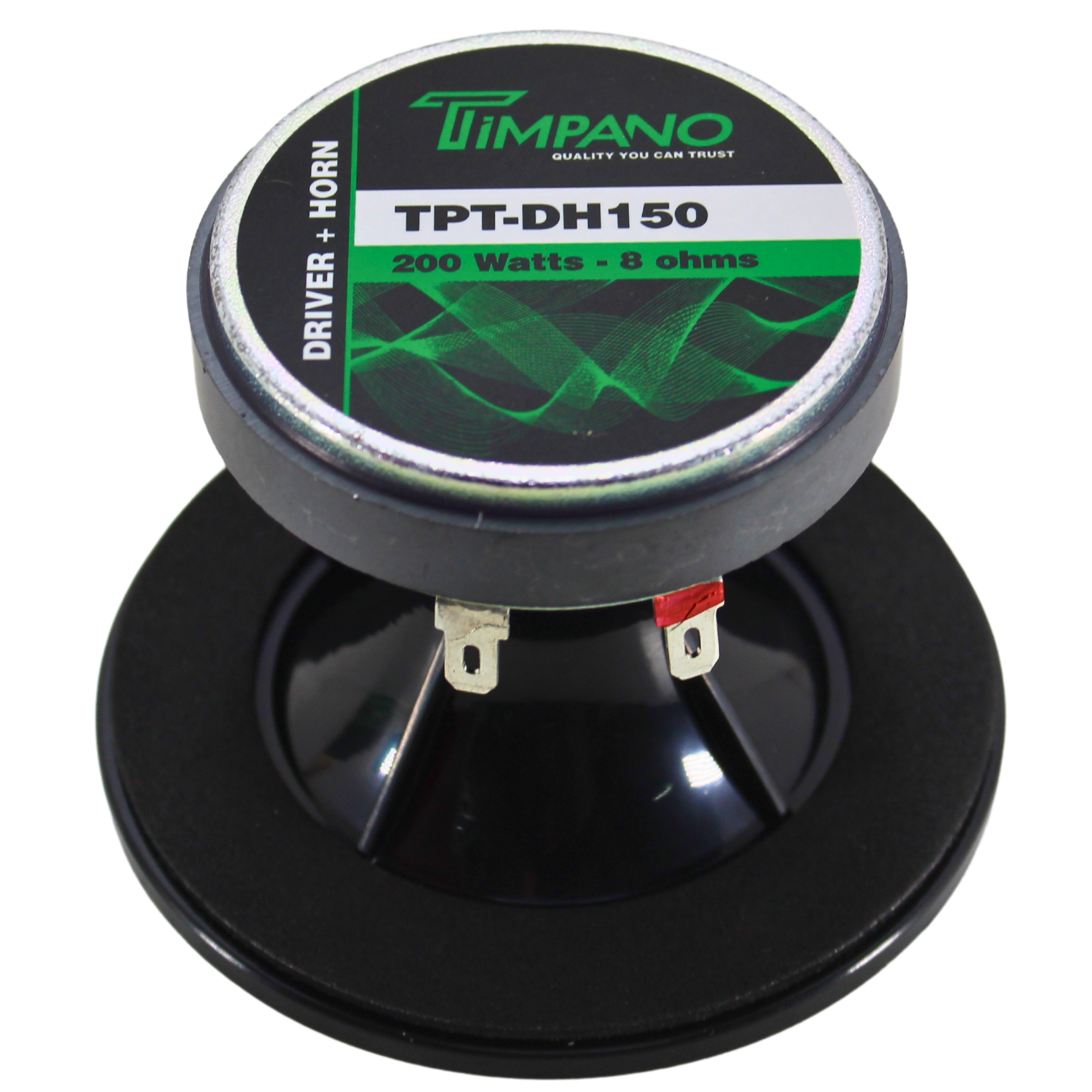 Timpano 1 Inch Exit Horn 200W 8 Ohm Ferrite Driver Loaded Tweeter