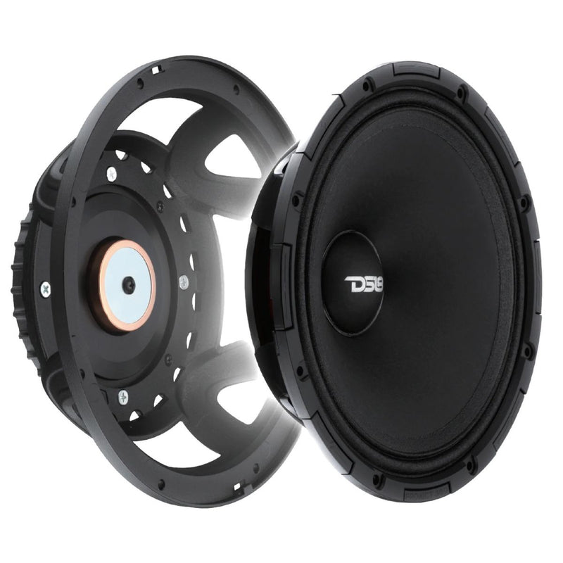 8" 350 W RMS 4 Ohm Mid-High Loudspeaker DS18 PROJECT360 Neo Rotating Recone