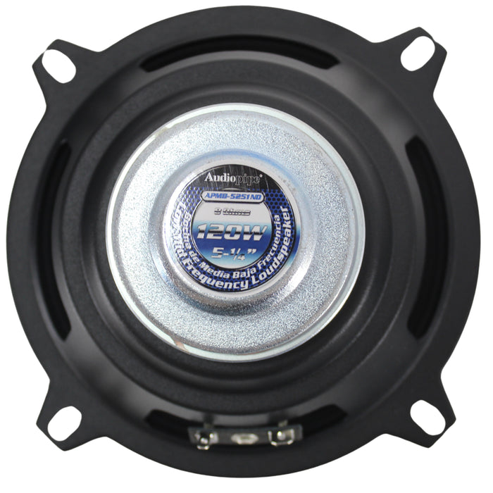 5.25" 60W RMS Neo 8-Ohm Midrange Frequency Loudspeaker Audiopipe APMB-5251ND