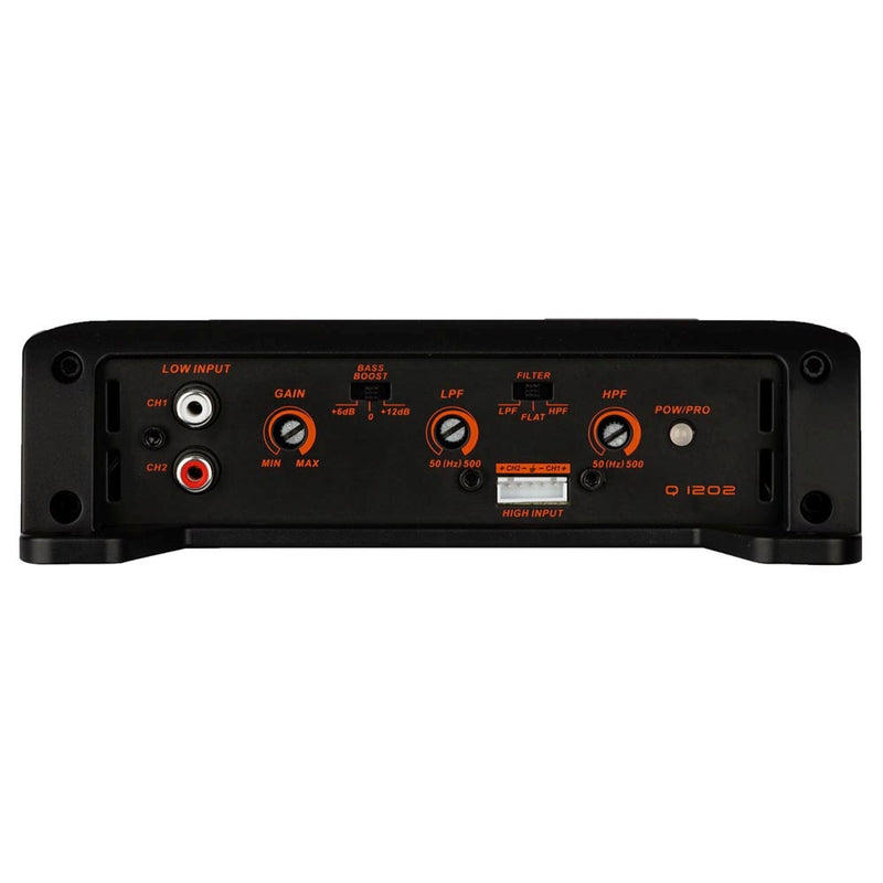 Cadence 120 Watt 2-Channel 2-Ohm Class A/B Car Audio Amplifier Q1202