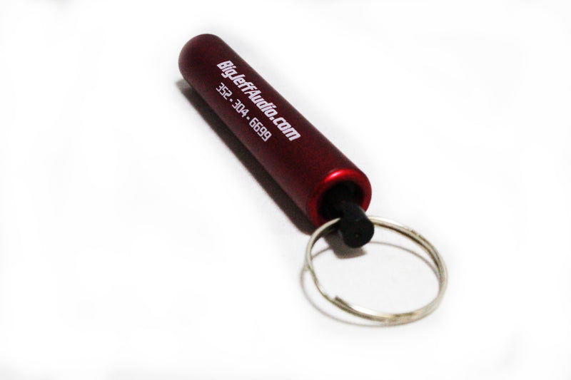 Big Jeff Mini Keychain Flashlight Red