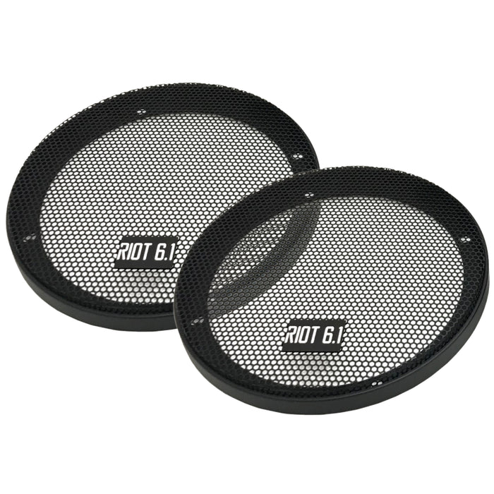 B2 Audio RIOT 6.5" 2-Way 4-Ohm Component Set With 1" Tweeter & Crossover RIOT61