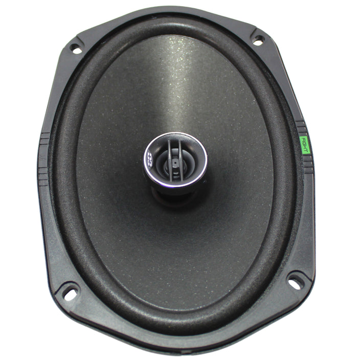 6x9" 75W RMS 4 Ohm Coaxial Speakers Deaf Bonce Machete Fight Series MFX-69