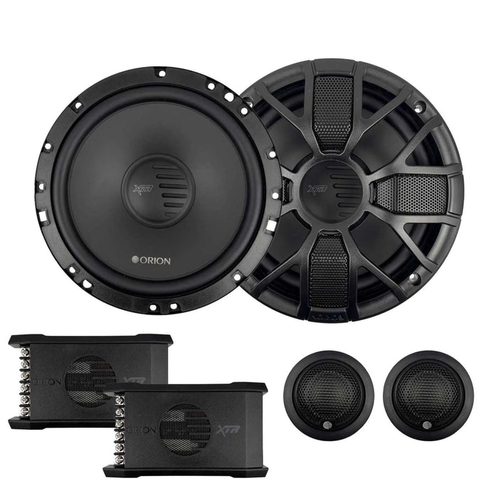 6.5" 4-Ohm 115 Watts RMS 2-Way Component Set with Crossovers Orion Series XTR