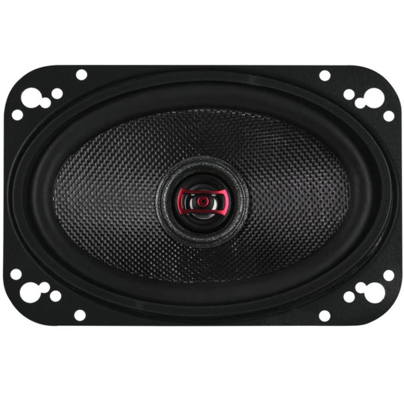 DS18 4x6 60W RMS 3-Ohm 2-Way Coaxial Speaker pair w/ Fiber Glass Cone EXL-SQ4.6