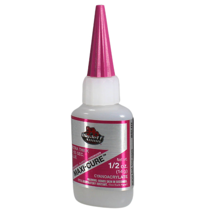 Big Jeff Audio 1/2 - 8 oz Maxi-Cure Extra-Thick CA Glue - High-Strength Adhesive