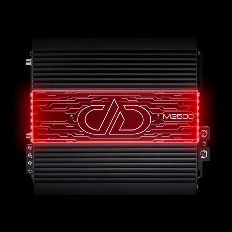 DD Audio Customizable LED Vanity Plate Kit for M2500, M5000, & M8000 Amplifiers