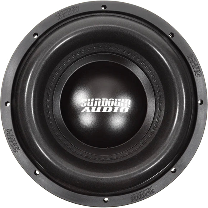 2000W RMS DVC 1 or 2-Ohm 10" X Series V3 Subwoofer w/Single 10" Birch Ported Box