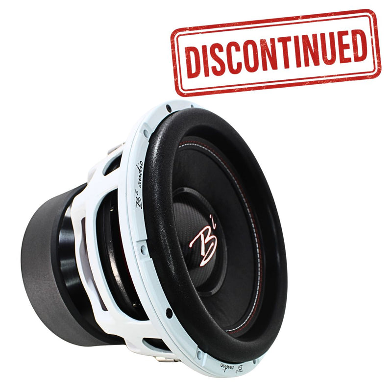 B2 Audio RAGE Series 12" 2000 Watt RMS Dual 1-Ohm 3" Voice Coil Subwoofer