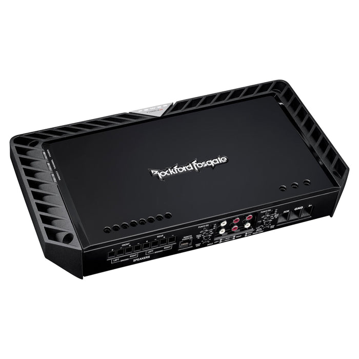 Rockford Fosgate 4 Channel 1000W Full Range Class AD Amplifier + Install Kit
