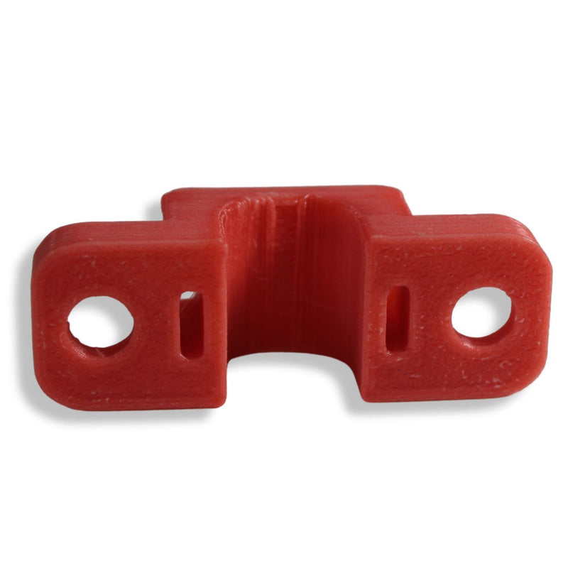 4 Gauge Cable Management Wire Comb Single Slot Can Use w/ Cable Tie Red/Black