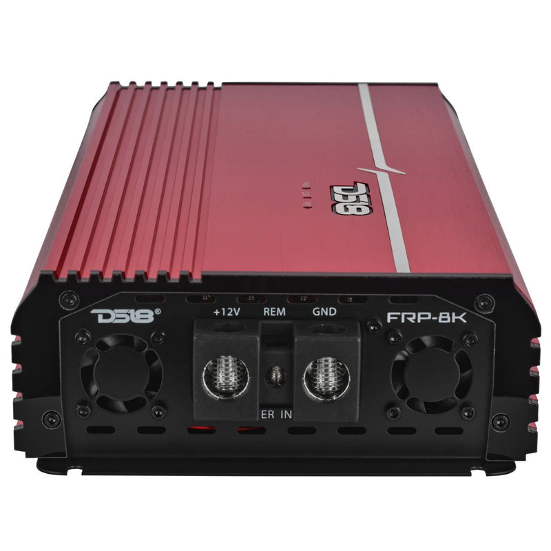 8000W RMS Monoblock Class D Full Range FRP Compact Car Audio Amplifier DS18