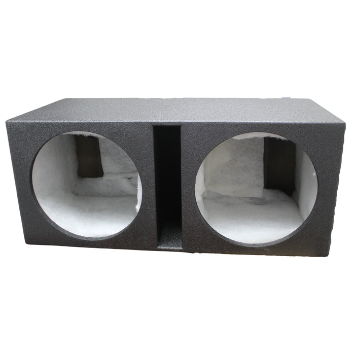 Pipemans Installation Dual 15" Vented and Coated Subwoofer Box 1" Baffle