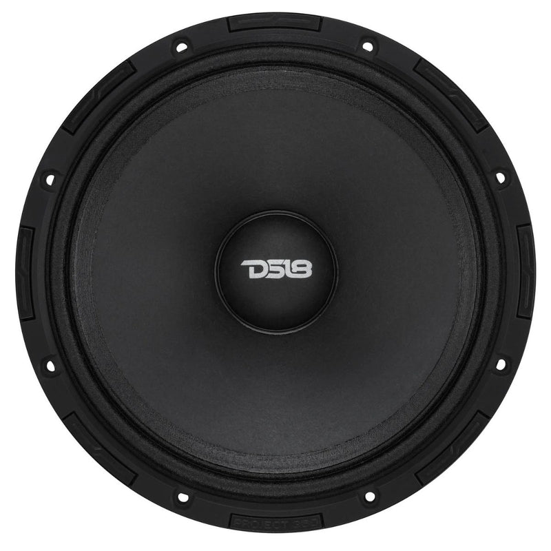 8" 300 W RMS 4 Ohm Mid-High Loudspeaker DS18 PROJECT360 Rotating Recone Design