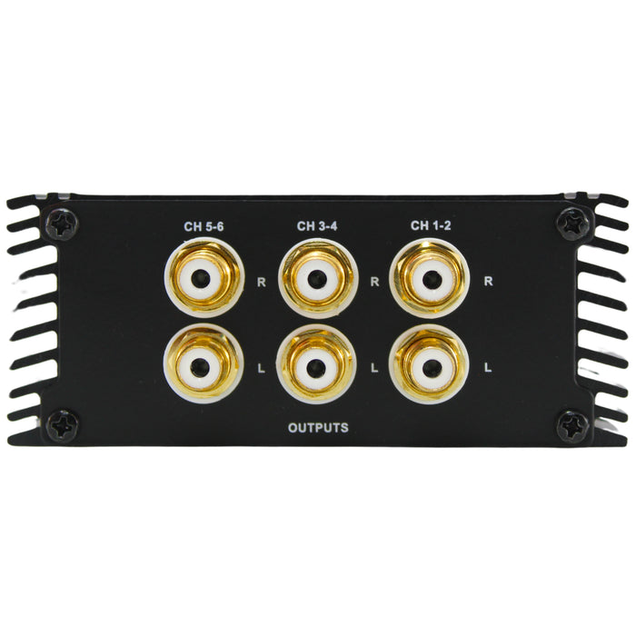 Deaf Bonce M6C-PRO Black 6-Channel High Level Signal Converter M6C-PRO