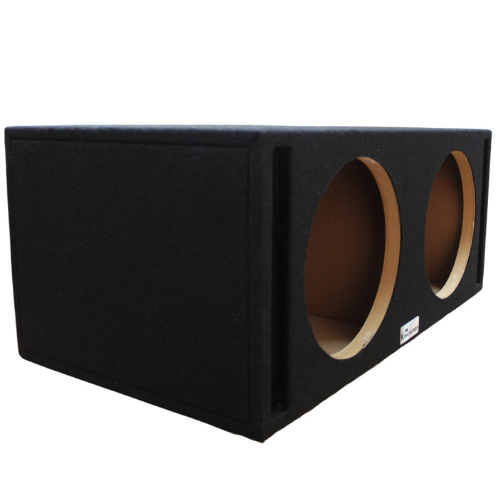 King Boxes 12" Dual Vented Carpeted Universal Subwoofer Box D12DSV