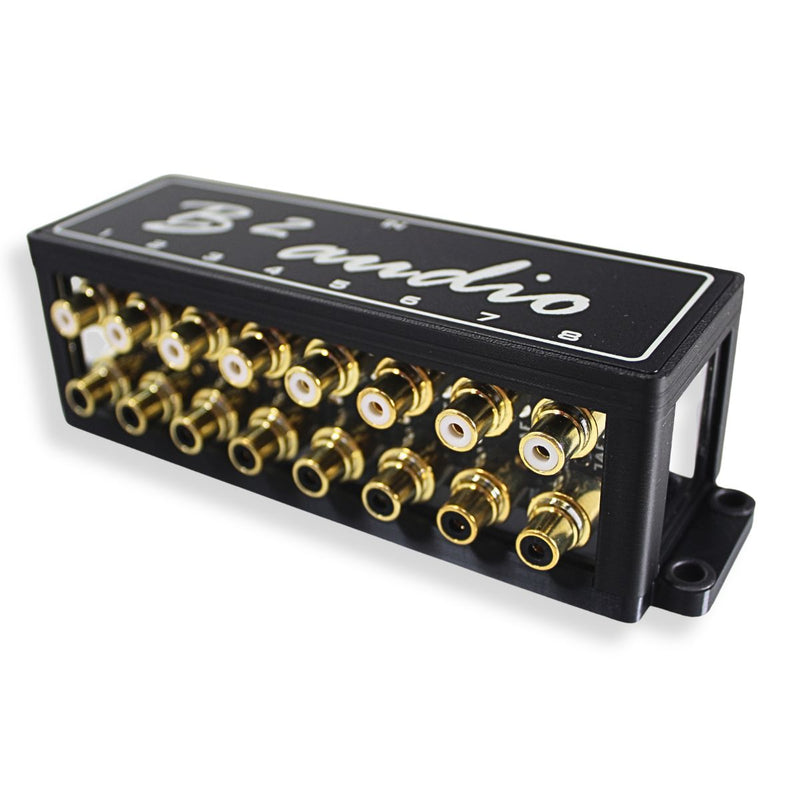 B2 Audio 1-to-8 Pair Cockbox RCA Splitter Distribution Block