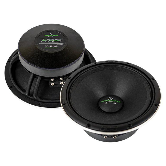 Pair of Deaf Bonce 8 Mid-Bass Speakers 600W 4 Ohm w/ 1" Bullet Tweeters 240W