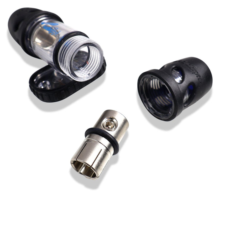 Audiopipe N5-CLR In-Line AGU Fuse Holder 4/8 AWG <80 Amp Water Resistant Clear