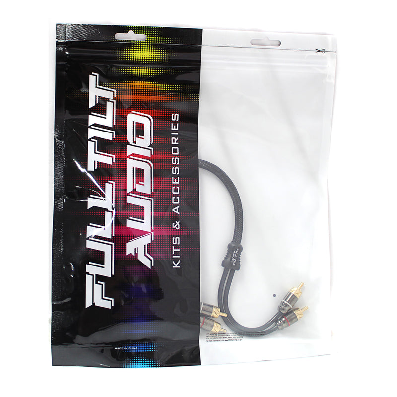 Full Tilt Audio 2 Channel HQ 1.5 Foot Gold Tip RCA Cable  FT-RCA1.5-HQ