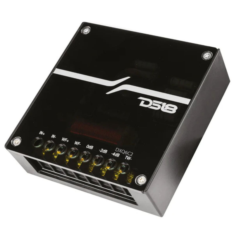 6.5" 150 Watt RMS 4-Ohm 2-Way Component Speaker Set DS18 DXQ6C2 Yellow Straw Cone