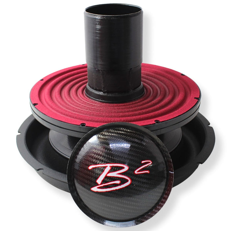 B2 Audio RageXL 12" Re-cone Kit Drop 2-Ohm 3" Coil Carbon Fiber